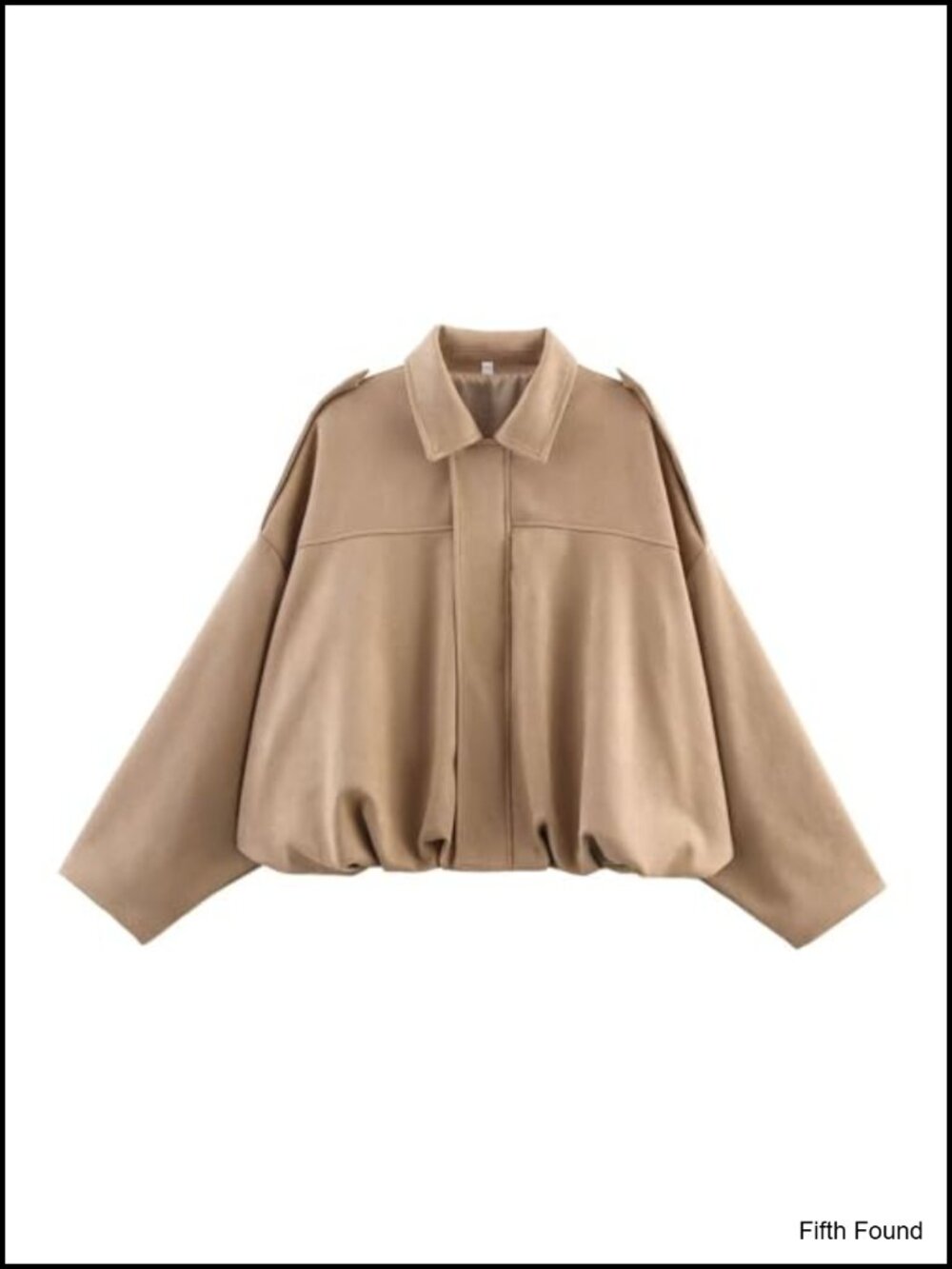 Faux Suede Bomber Jacket Crop V Neck Zip Up Relaxed Fit Casual